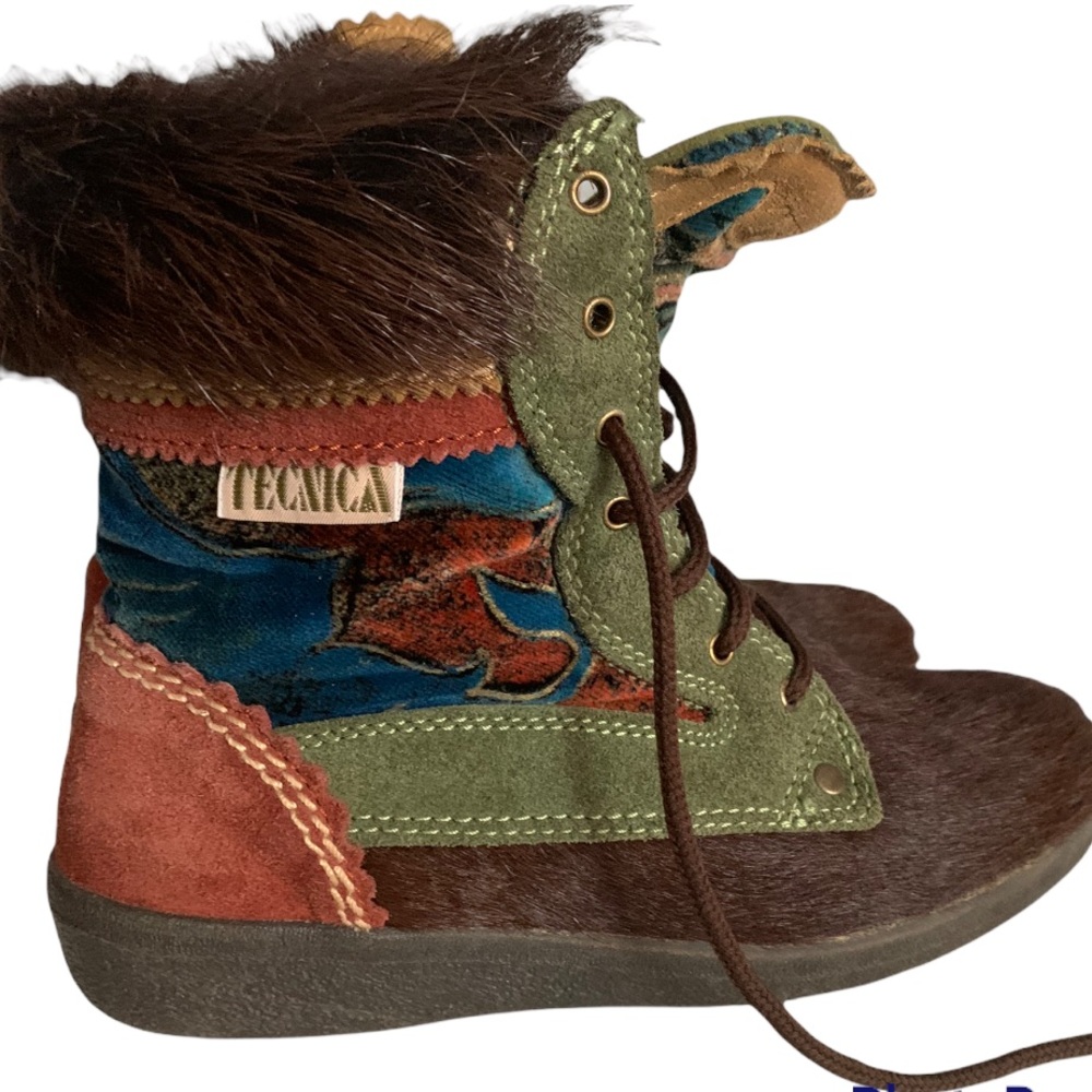 HOST PICK!! Tecnica 100% real fur Italian boots